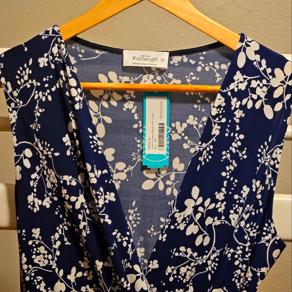 Seanna  Faux Wrap Dress